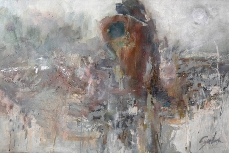 Days of Haze on River by artist Sue Sakahara